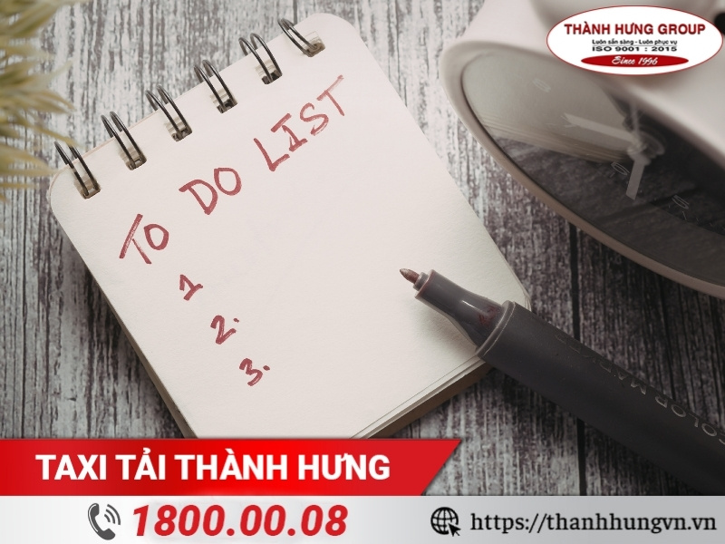 Lập checklist để kiểm soát công việc hiệu quả khi chuyển nhà.