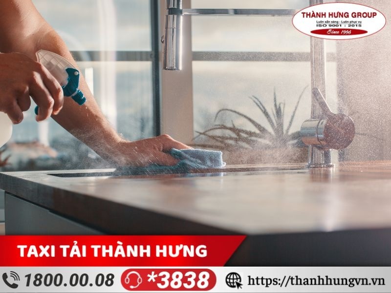 Lên lịch dọn dẹp nhà ở tỉ mẩn, cận thận