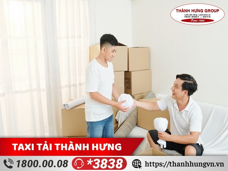 Cần lên lịch đóng gói đồ đạc càng sớm càng tốt.