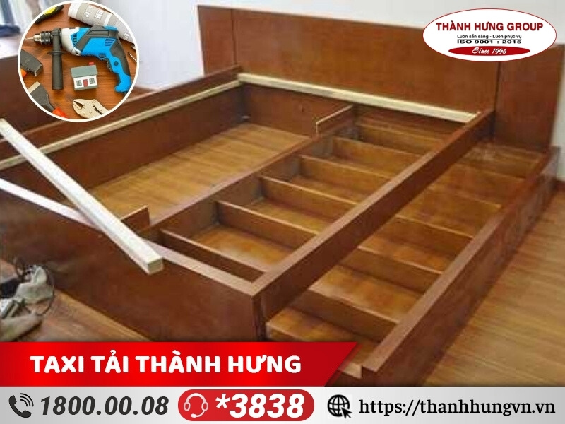 Lưu ý khi thực hiện tháo lắp, vận chuyển giường tủ đúng cách