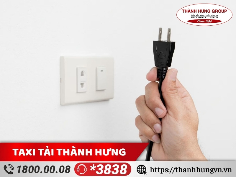 Ngắt kết nối điện cho lò vi sóng