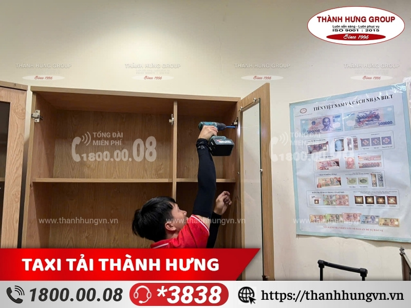 Nhân viên Thành Hưng chuyên nghiệp, có kỹ năng.