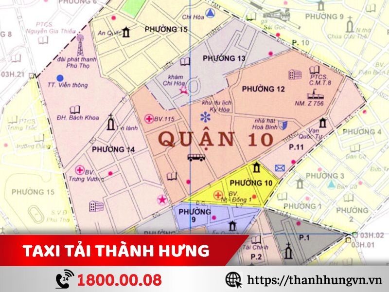 Quận 10 sở hữu vị trí đắc địa với nhu cầu chở hàng cao