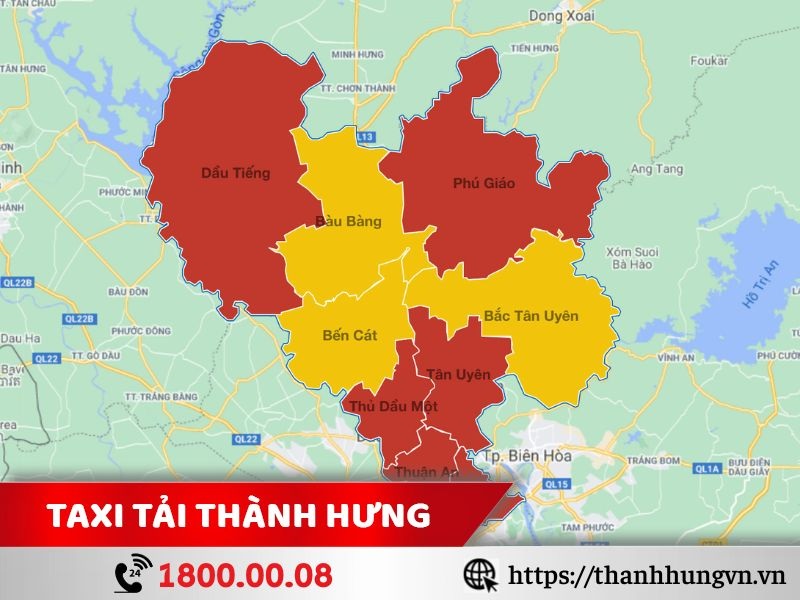 Bình Dương có vị trí thuận lợi phù hợp với nhu cầu chở hàng hóa