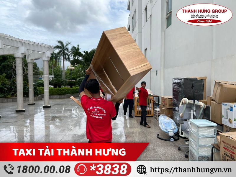 Phạm vi hoạt động của chuyển nhà Thành Hưng rộng khắp các phường tại Bình Thạnh