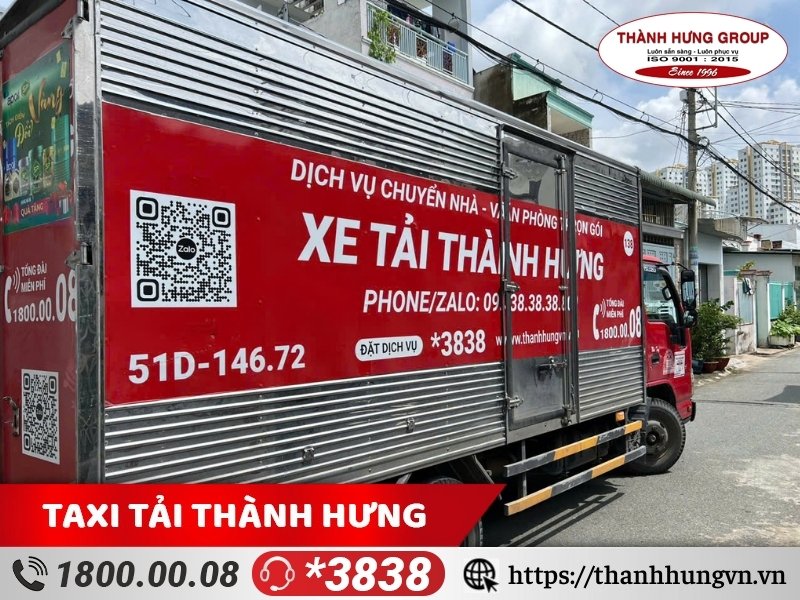 Phạm vi hoạt động của Taxi Tải Thành Hưng Long An