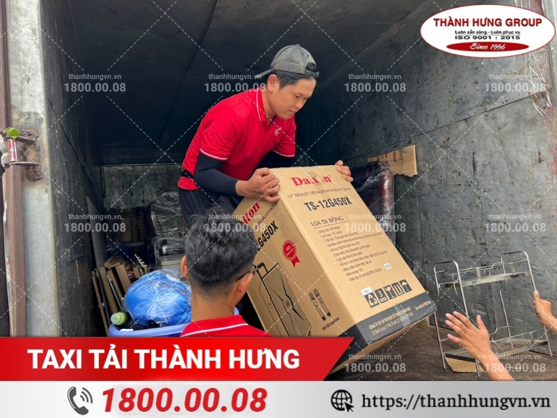Quy trình chuyển nhà Thành Hưng nhanh gọn, tiết kiệm thời gian.