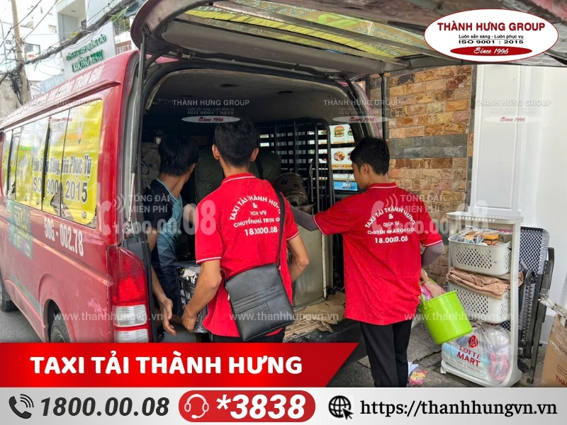 Quy trình chuyển đồ Taxi Tải Thành Hưng