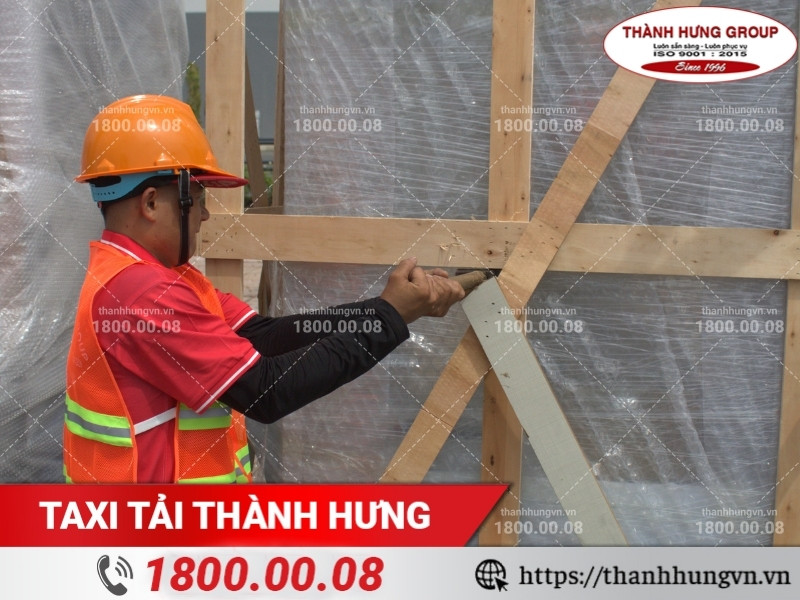 Quy trình đóng thùng gỗ/kiện gỗ an toàn Thành Hưng