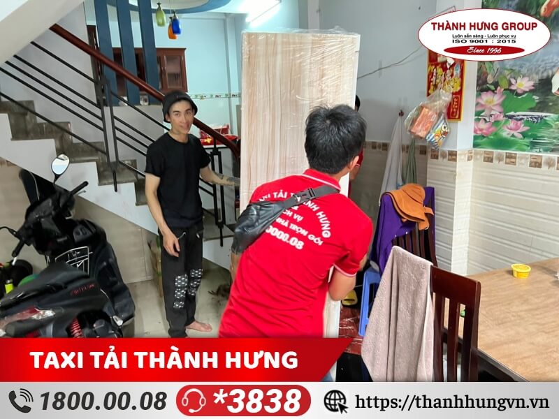 Quy trình thực hiện dịch vụ vận chuyển tủ quần áo TPHCM Thành Hưng