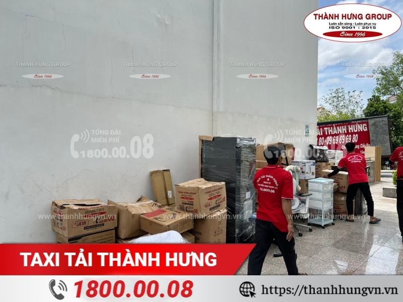 Taxi Tải Thành Hưng cam kết bảo vệ an toàn cho tài sản của khách hàng.