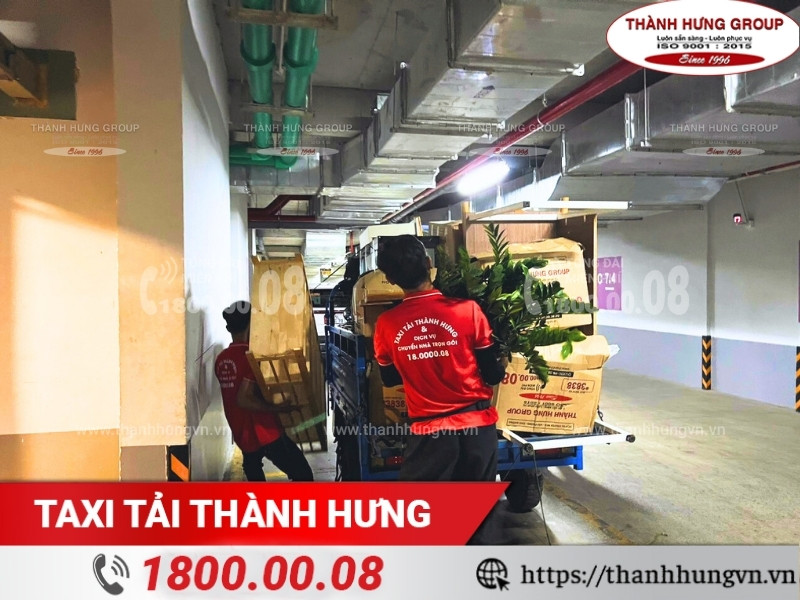 Taxi Tải Thành Hưng - đơn vị chuyển nhà chung cư chuyên nghiệp, giàu kinh nghiệm.