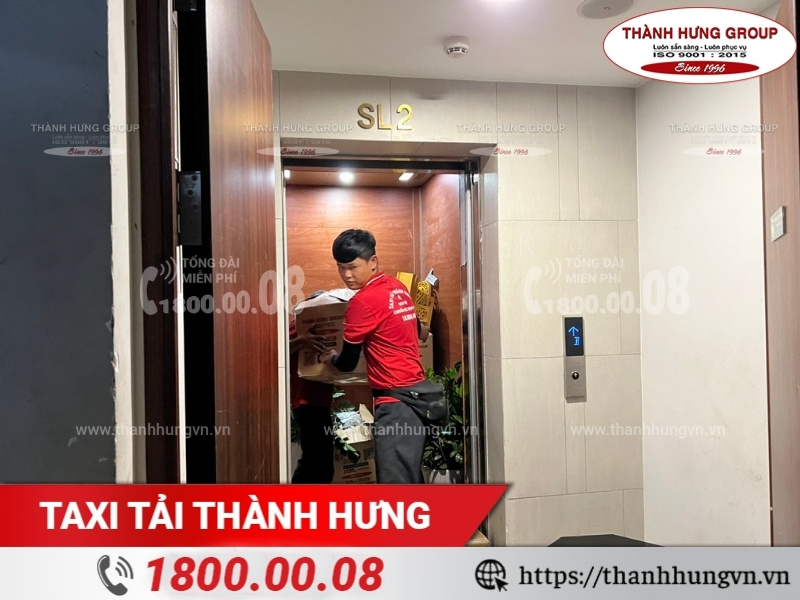 Taxi Tải Thành Hưng hỗ trợ khách hàng chuyển nhà chung cư từ A đến Z.