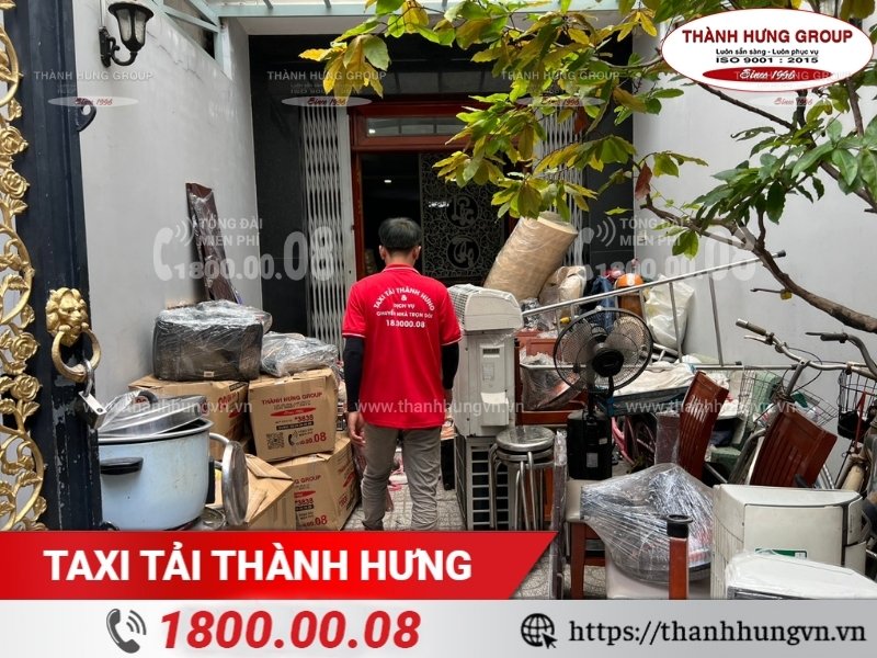 Thành Hưng có bảo hiểm hàng hóa kèm theo khi chuyển nhà.
