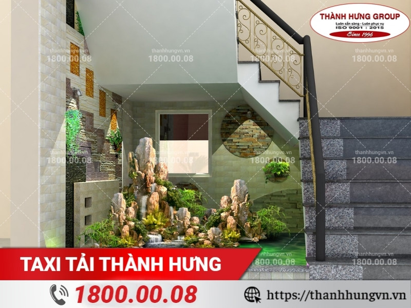 Hòn non bộ phải được lắp đặt ở vị trí “tụ thủy, tàng phong”.