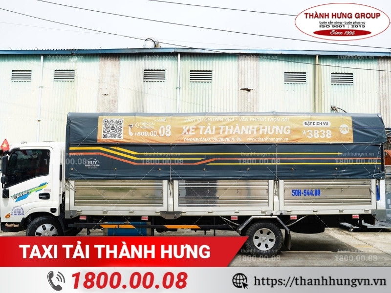 Thành Hưng sở hữu hệ thống xe tải 15 tấn hiện đại, hoạt động ổn định.