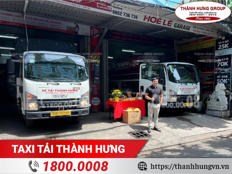 Thành Hưng vừa đưa vào hoạt động 2 xe tải mới