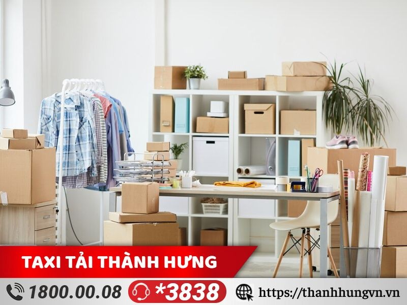 Sắp xếp, thanh lý một vài đồ đạc không dùng đến khi chuyển nhà