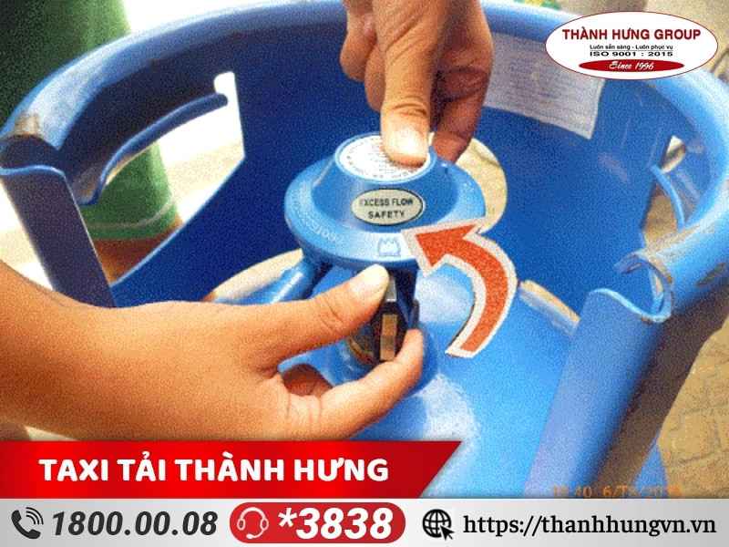 Tháo bếp có van bình gas nắp chụp