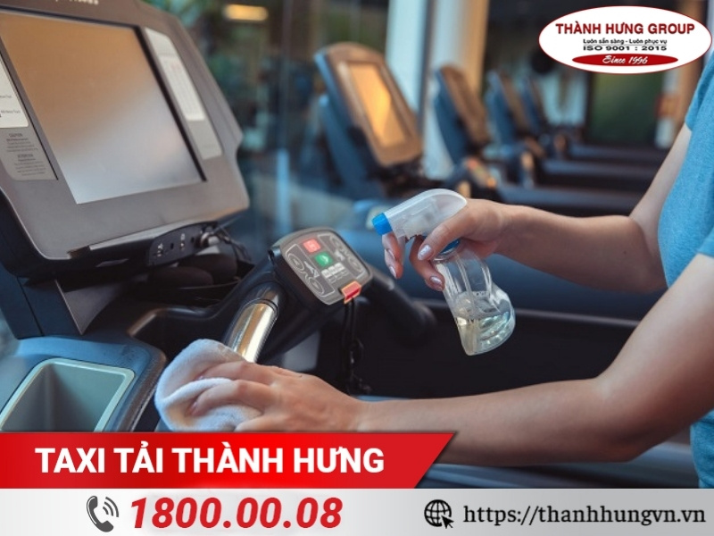 Thiết bị phòng gym nên được vệ sinh, bảo dưỡng định kỳ.