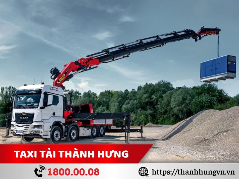 Thuê xe tải cẩu 10 tấn chở hàng