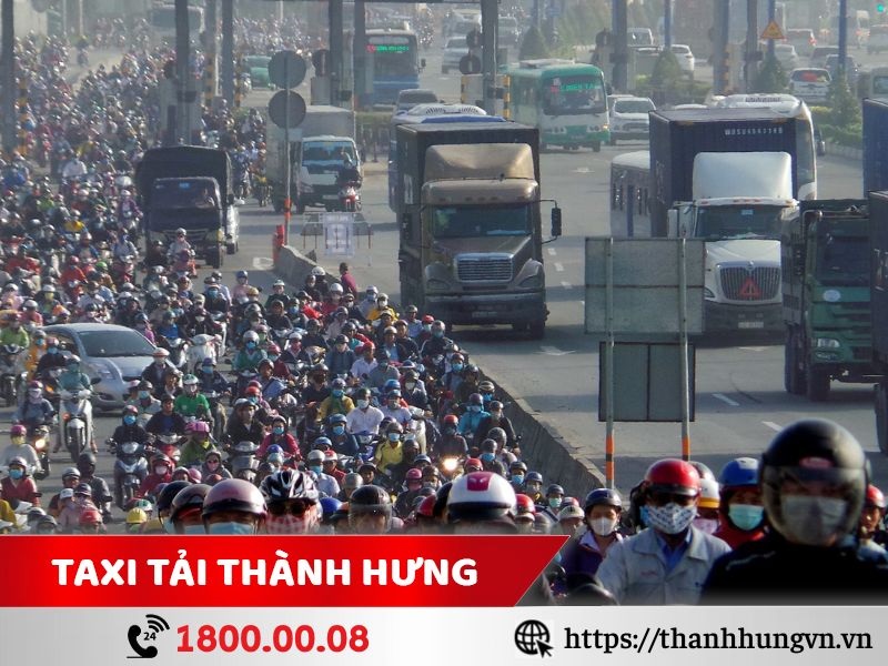 Tình hình kẹt xe tại Quận 12