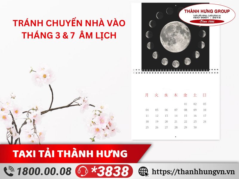 Cần tránh chuyển nhà vào tháng 3 và tháng 7 âm lịch