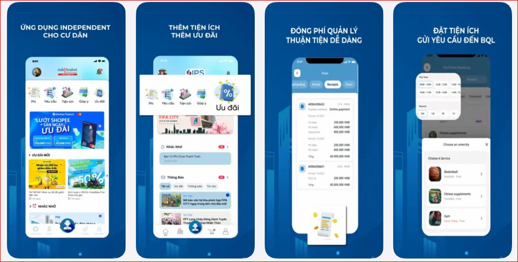 Ứng dụng IPS Resident dành cho cư dân