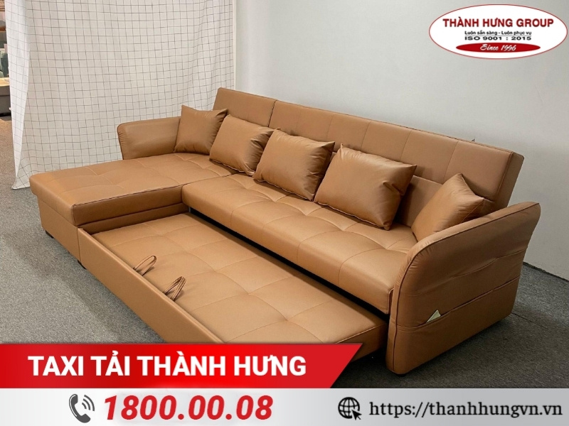 Ưu tiên tháo rời các bộ phận của sofa để dễ dàng di chuyển.