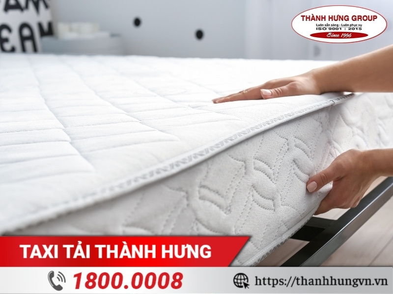 Xem xét loại nệm, kích thước và trọng lượng nệm trước khi vận chuyển