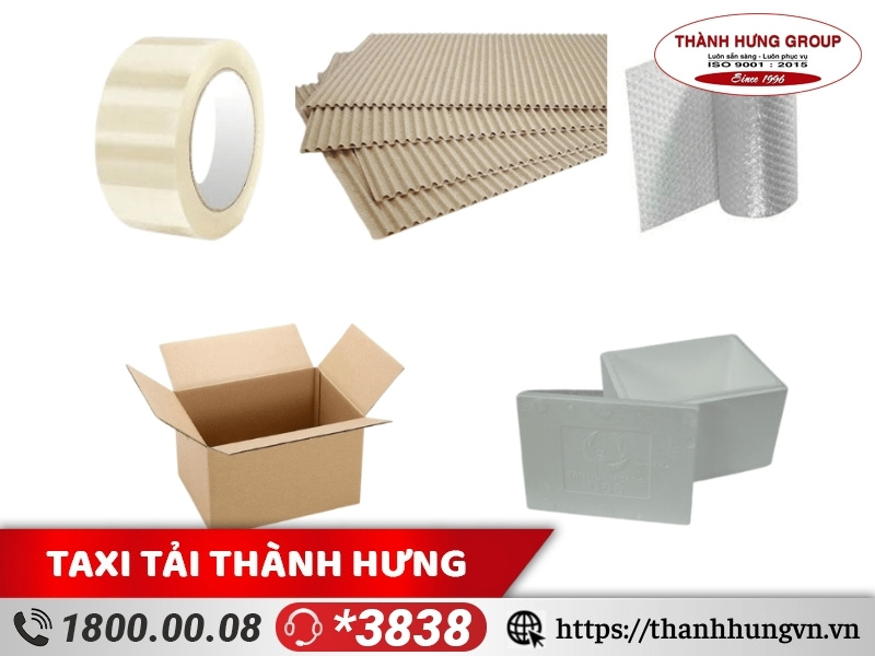 Chuẩn bị vật liệu đóng gói