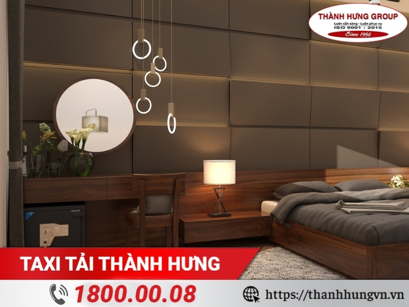 Vị trí đặt két sắt trong phòng ngủ kín đáo.