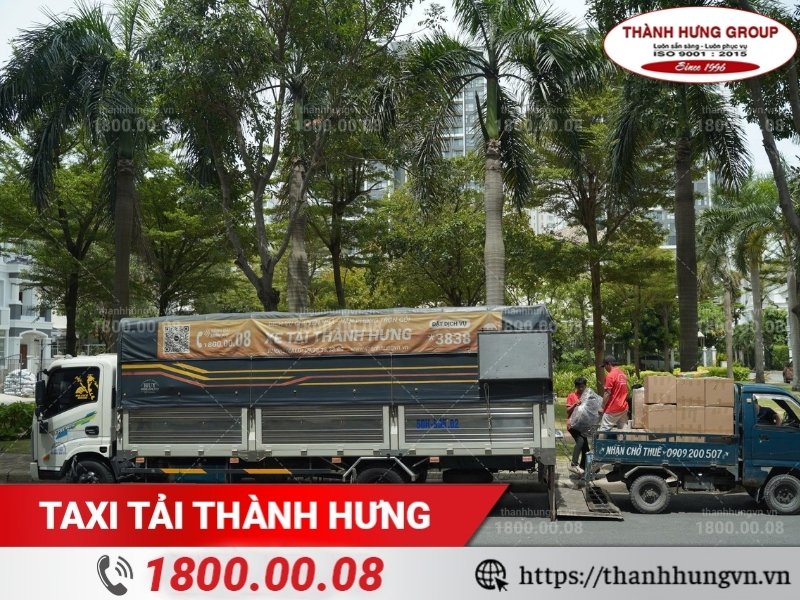 Xe tải 14 tấn Thành Hưng vận chuyển đa dạng các loại hàng hóa.