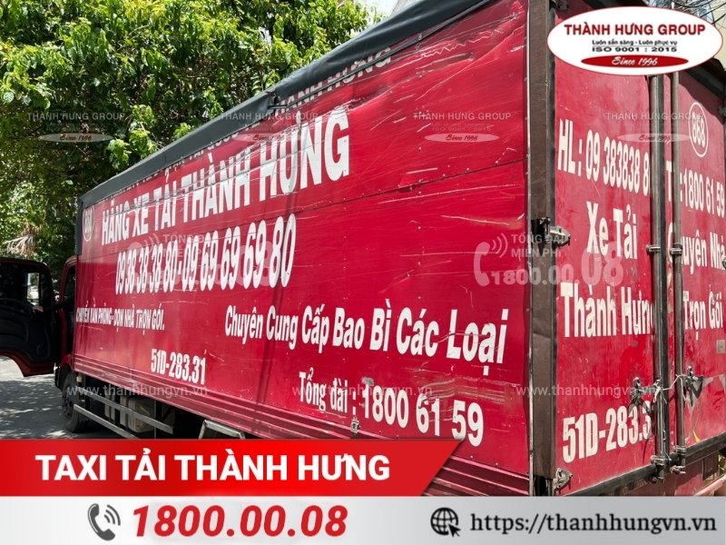 Xe tải là phương tiện chuyển nhà được nhiều khách hàng lựa chọn.
