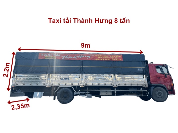 xe tải thành hưng 8 tấn