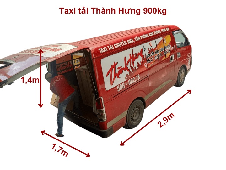 xe tải thành hưng 900kg