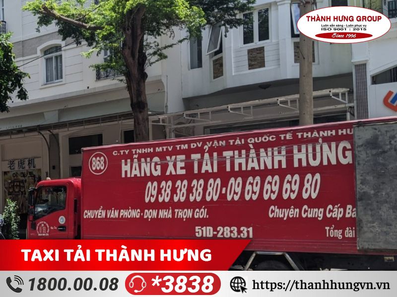 Xe tải Thành Hưng chuyển văn phòng trọn gói uy tín, giá rẻ tại quận Tân Phú