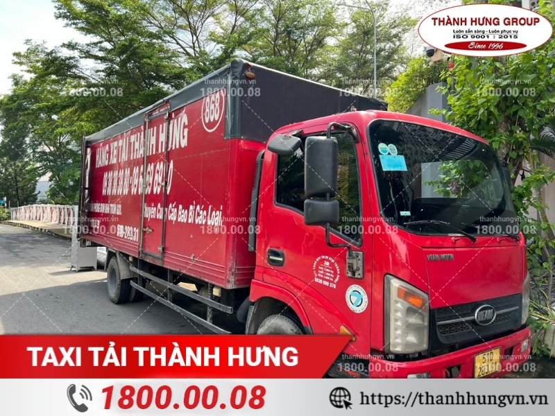 Xe tải vận chuyển máy phát điện Thành Hưng.