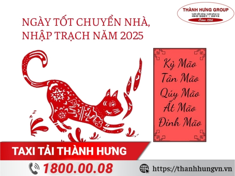Xem ngày tốt chuyển nhà, nhập trạch cho gia chủ tuổi Mão năm 2025