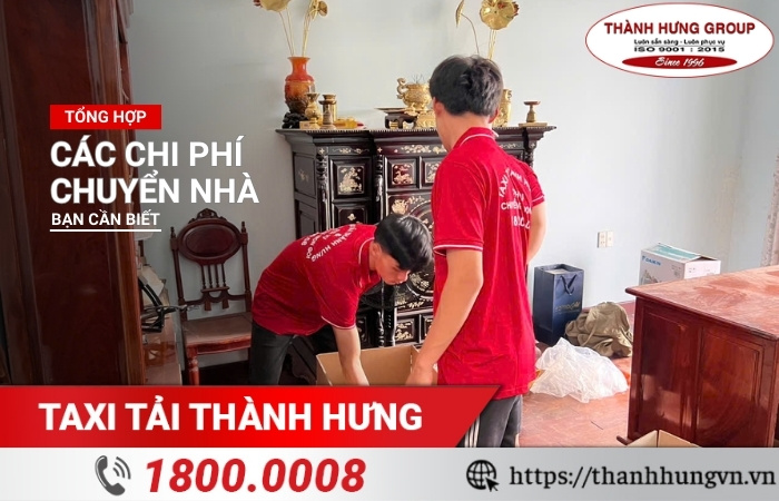 Các chi phí chuyển nhà