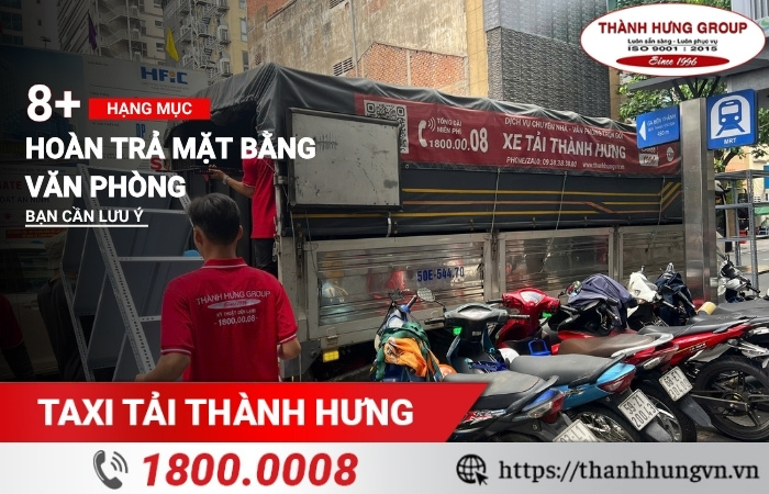 Các hạng mục hoàn trả mặt bằng