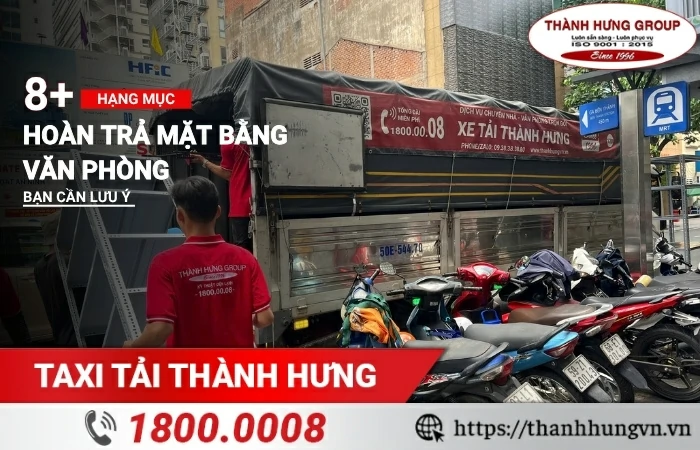Các hạng mục hoàn trả mặt bằng