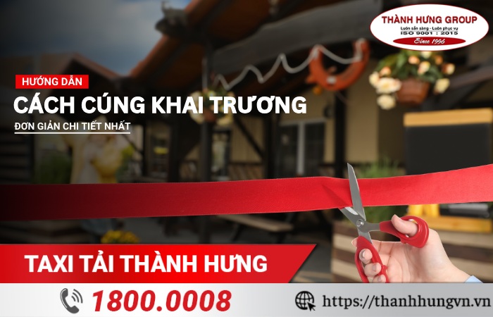 Cách cúng khai trương đơn giản