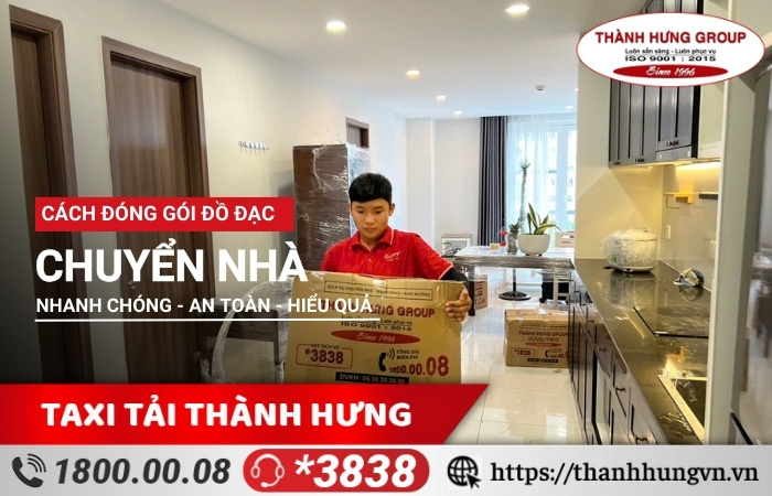 Cách đóng gói đồ đạc chuyển nhà 