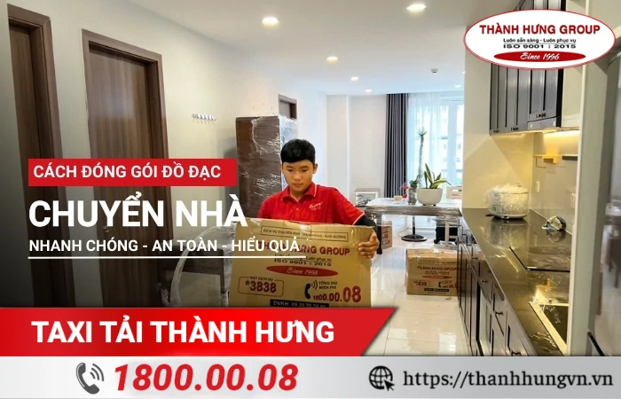 Cách đóng gói đồ đạc chuyển nhà 