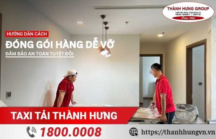 Cách đóng gói hàng dễ vỡ