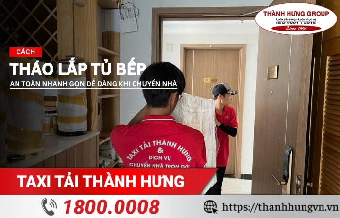 Cách tháo lắp tủ bếp