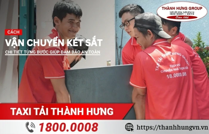 Cách vận chuyển két sắt