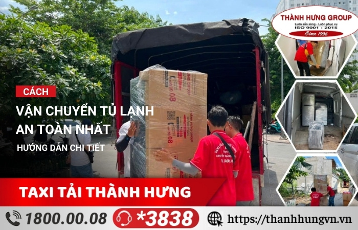 Cách vận chuyển tủ lạnh