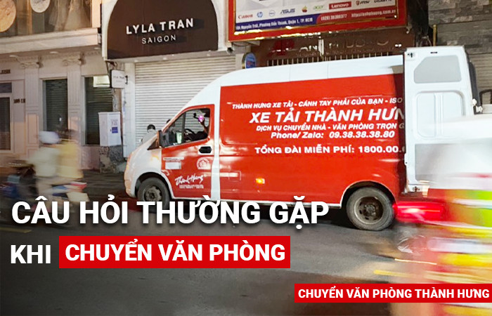 Câu hỏi thường gặp khi chuyển văn phòng 